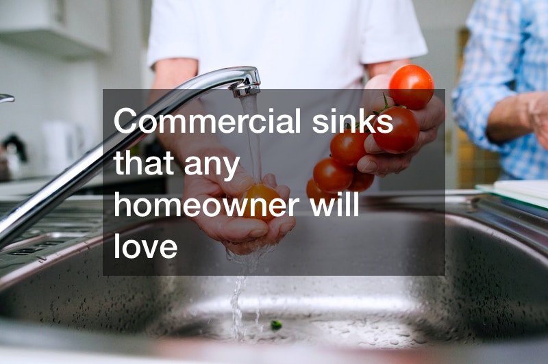 Commercial sinks that any homeowner will love