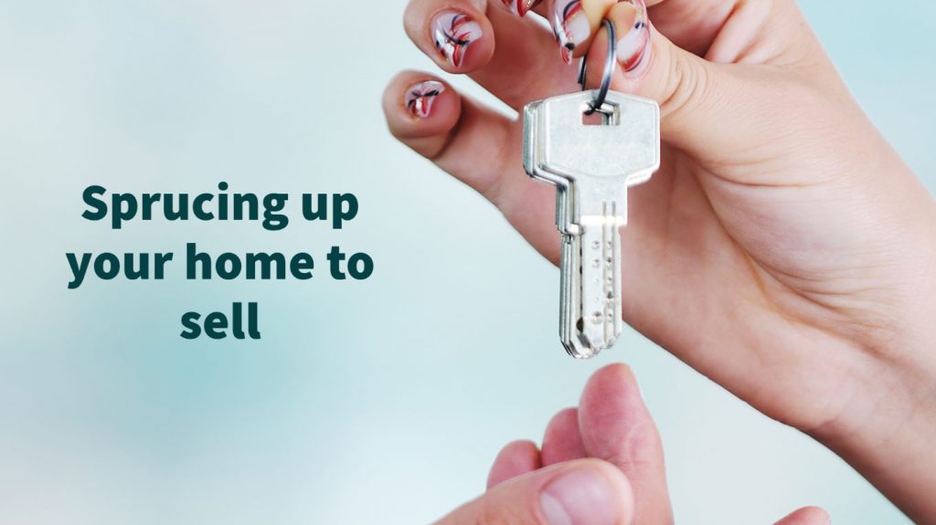 sprucing up your home