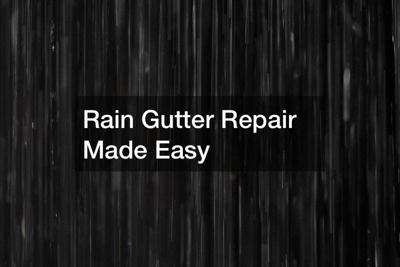 Rain Gutter Repair Made Easy