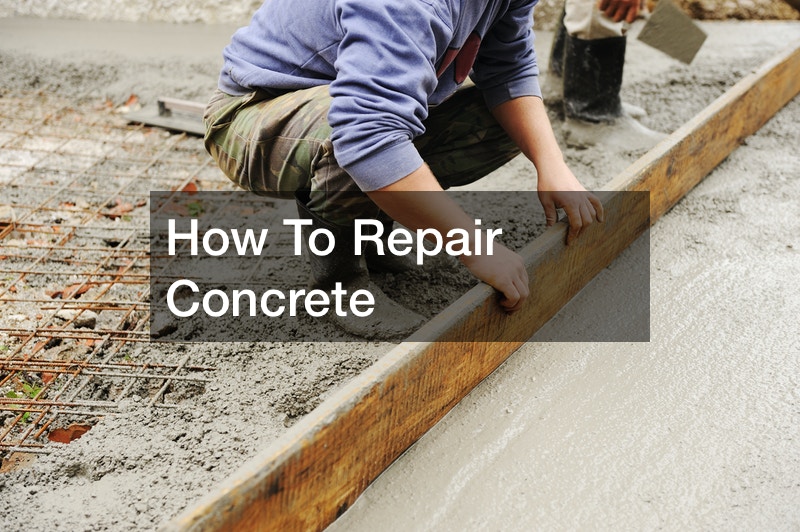 How To Repair Concrete