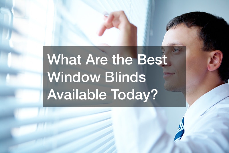What Are the Best Window Blinds Available Today?
