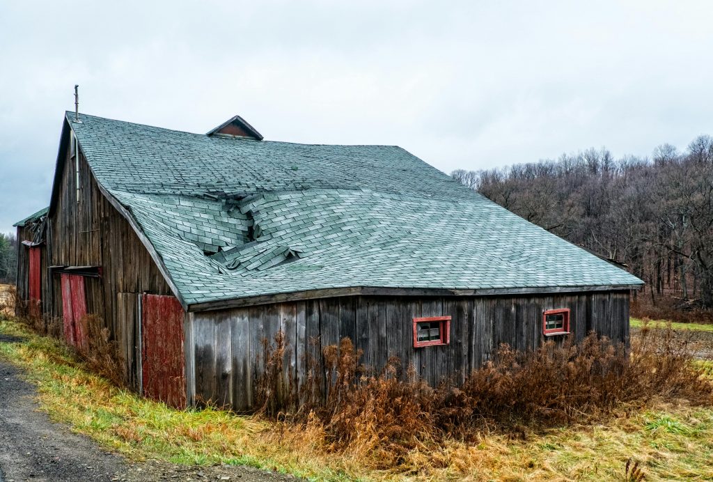 damaged roof
